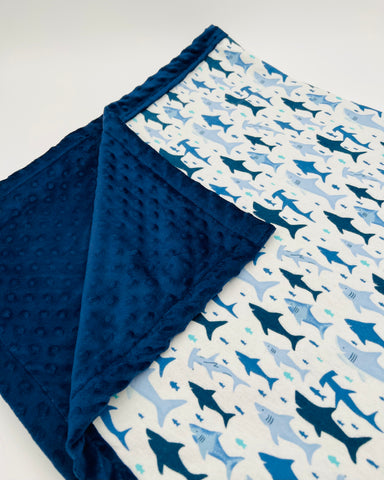 Shark Baby Blanket Set